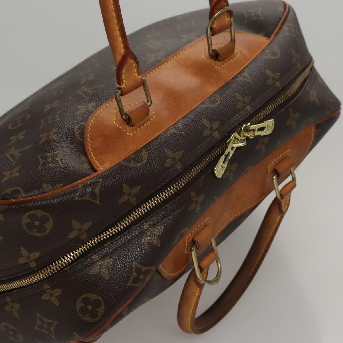 LOUIS VUITTON Monogram Deauville Hand Bag M47270 LV 109470