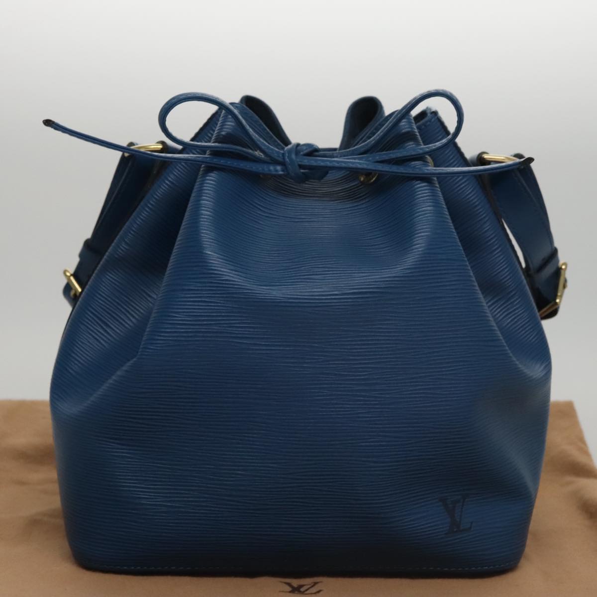 LOUIS VUITTON Epi Petit Noe Shoulder Bag Blue M44105 LV 109483