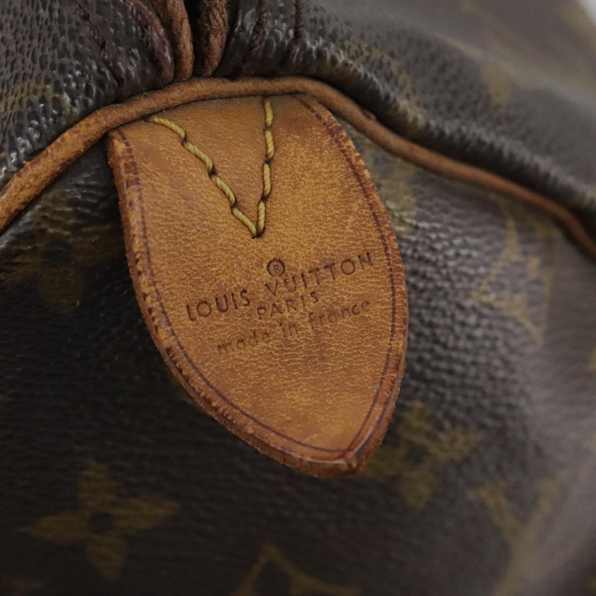 LOUIS VUITTON Monogram Speedy 30 Hand Bag M41526 LV 109649