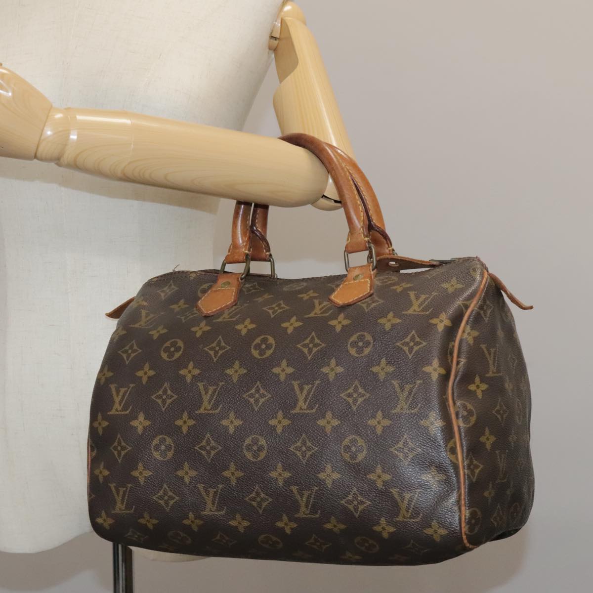 LOUIS VUITTON Monogram Speedy 30 Hand Bag M41526 LV 109649