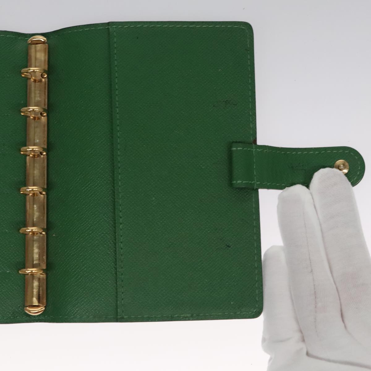LOUIS VUITTON Epi Agenda PM Day Planner Cover Green R20054 LV 109652