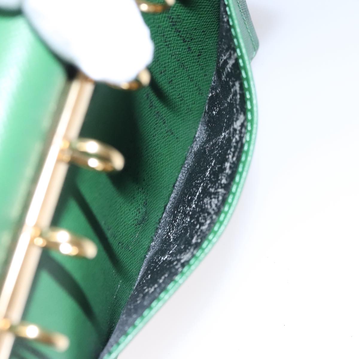 LOUIS VUITTON Epi Agenda PM Day Planner Cover Green R20054 LV 109652