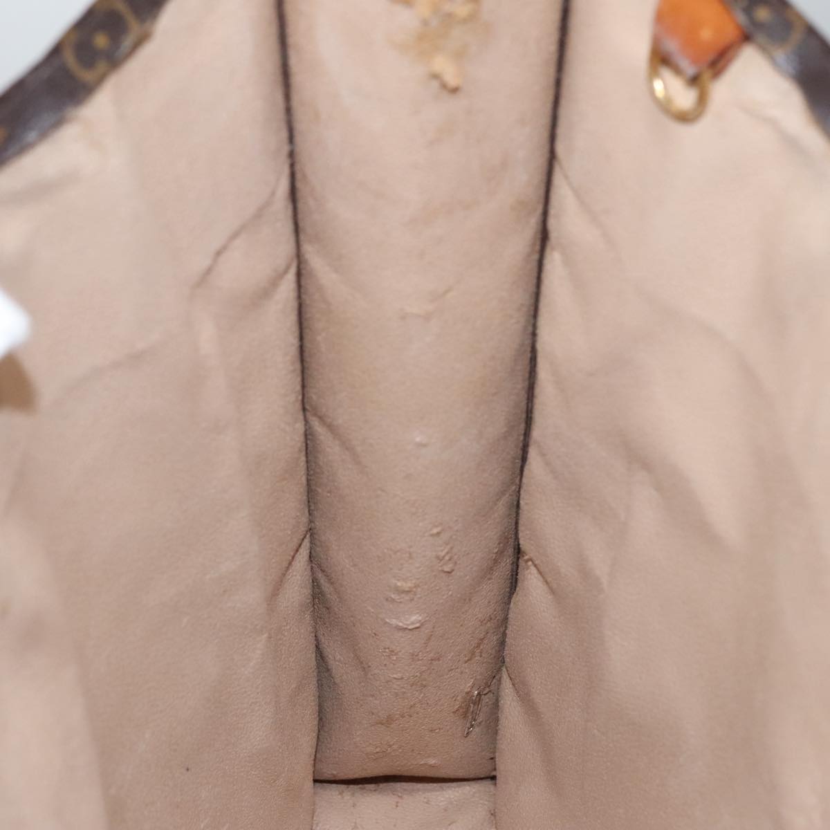 LOUIS VUITTON Monogram Sac Plat Hand Bag M51140 LV 109668