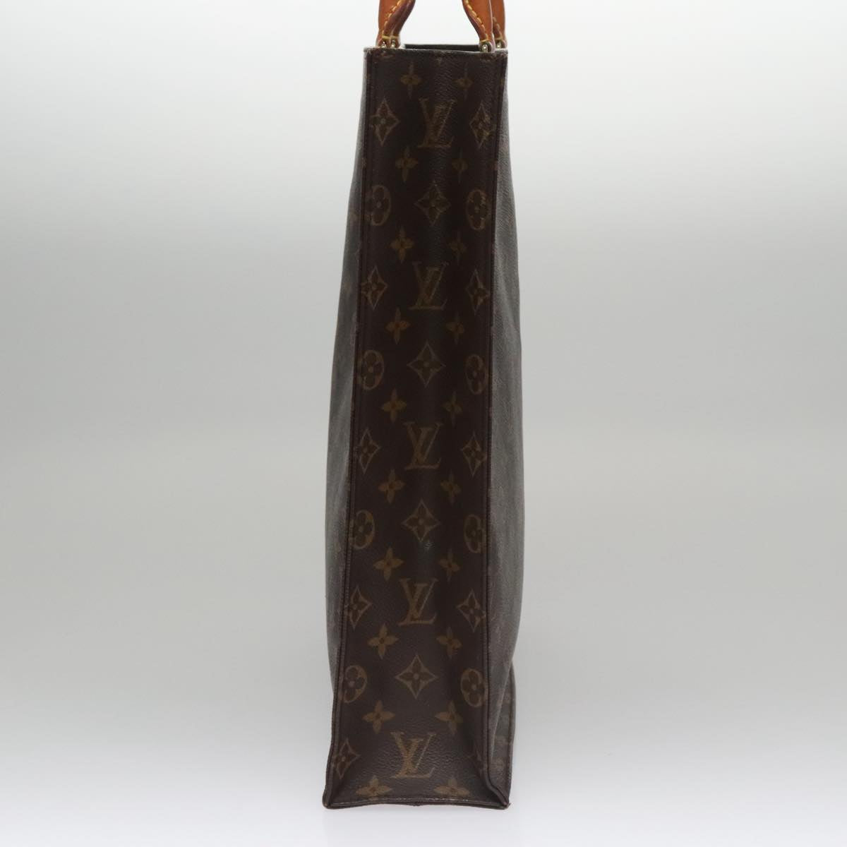 LOUIS VUITTON Monogram Sac Plat Hand Bag M51140 LV 109668