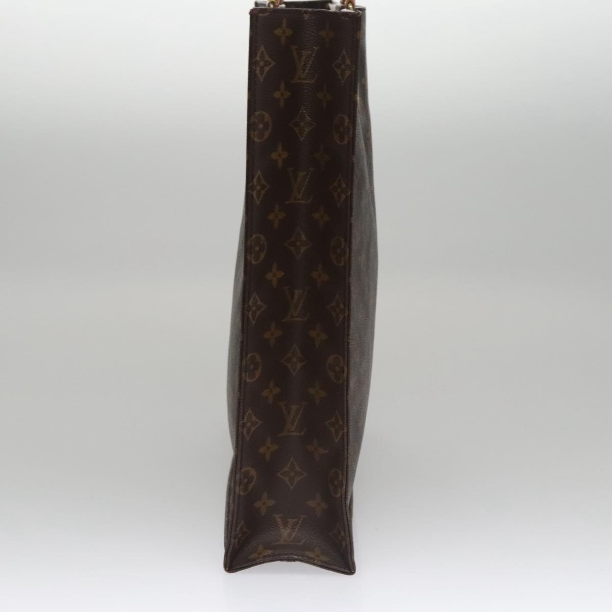 LOUIS VUITTON Monogram Sac Plat Hand Bag M51140 LV 109668