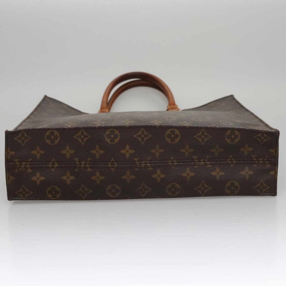 LOUIS VUITTON Monogram Sac Plat Hand Bag M51140 LV 109668