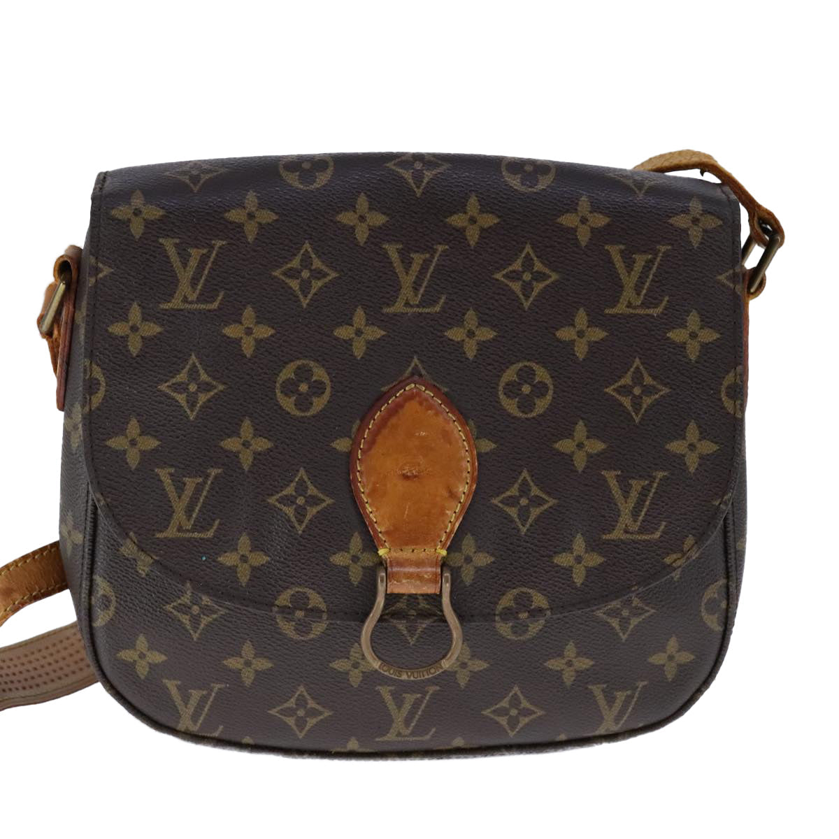 LOUIS VUITTON Monogram Saint Cloud GM Shoulder Bag M51242 LV 109672