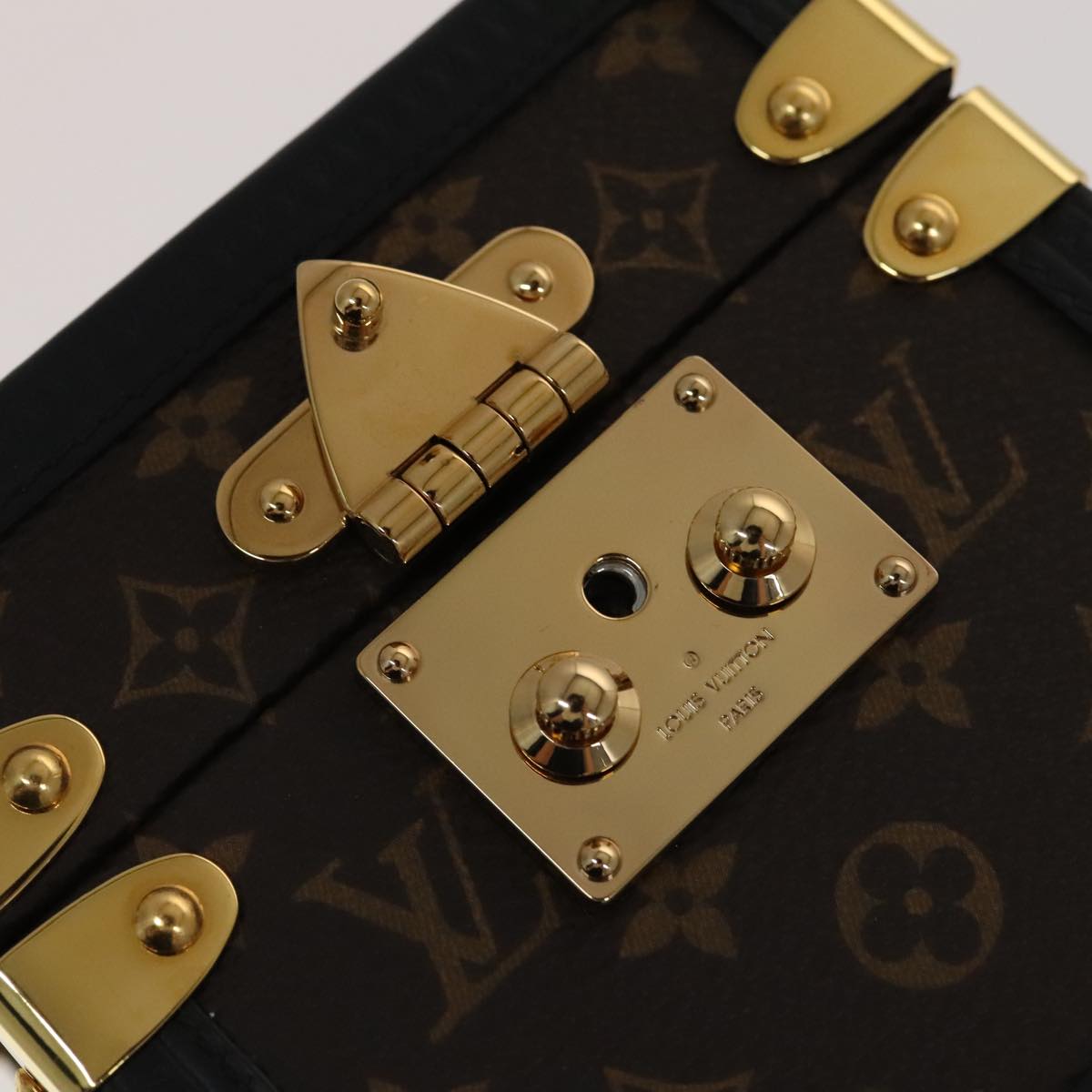 LOUIS VUITTON Monogram Boite Amsik Music box GI0267 LV 109689A