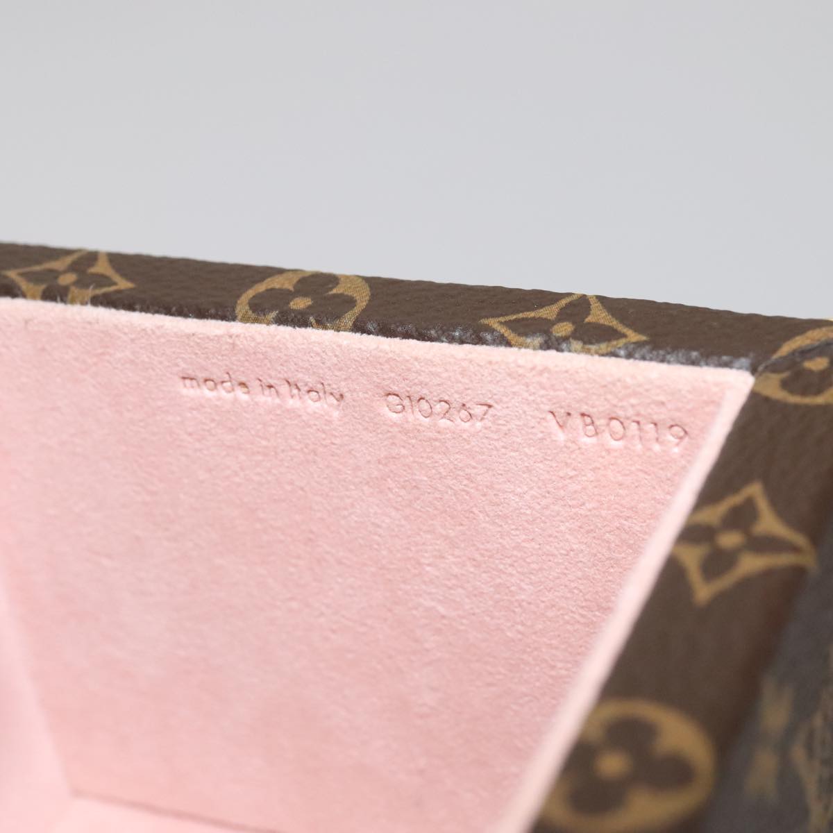 LOUIS VUITTON Monogram Boite Amsik Music box GI0267 LV 109689A
