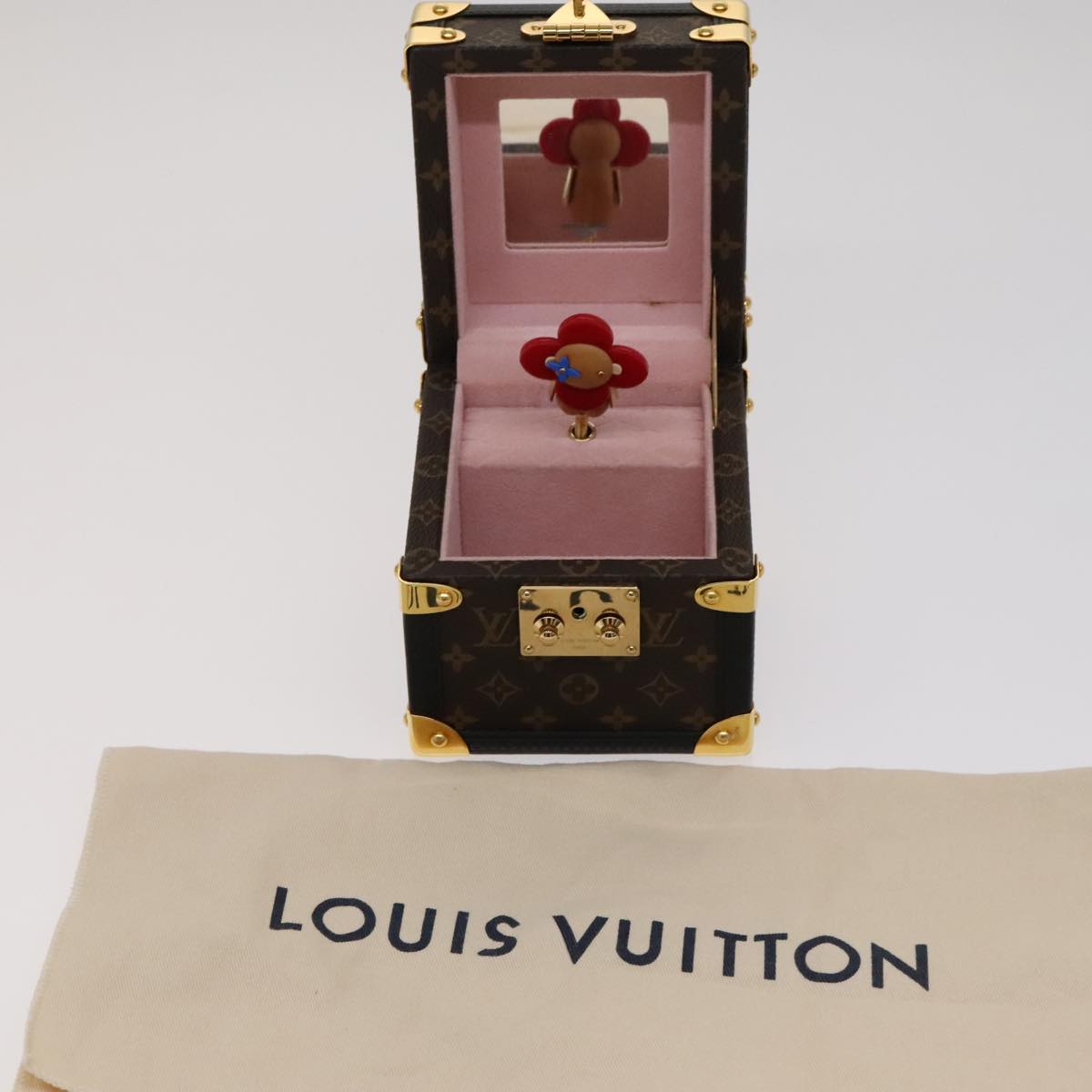 LOUIS VUITTON Monogram Boite Amsik Music box GI0267 LV 109689A