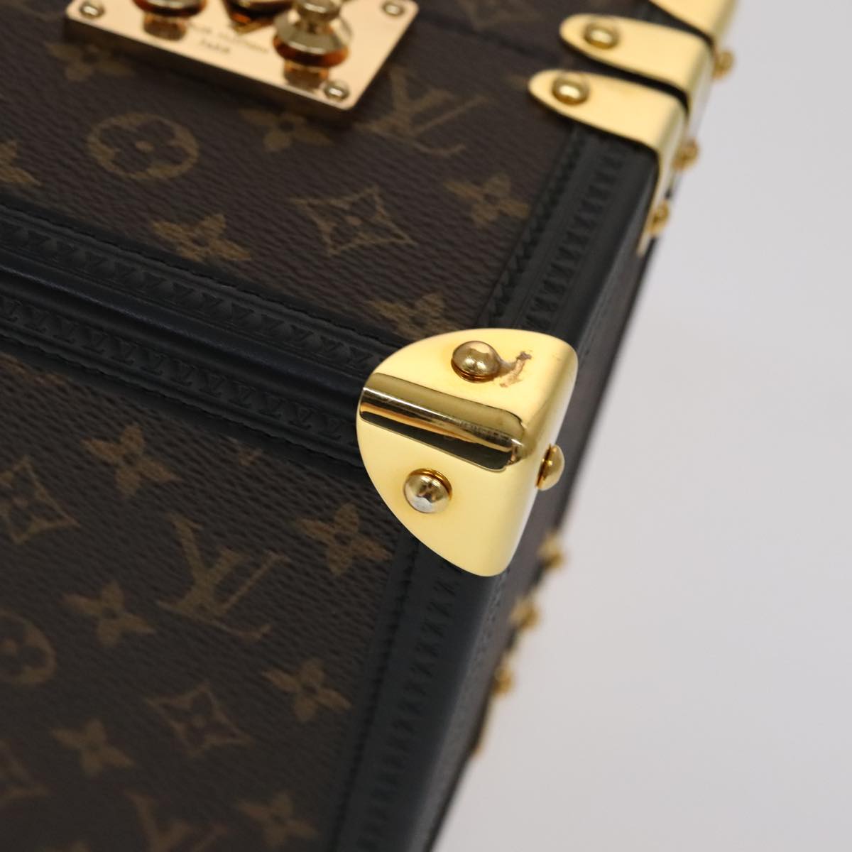 LOUIS VUITTON Monogram Boite Amsik Music box GI0267 LV 109689A