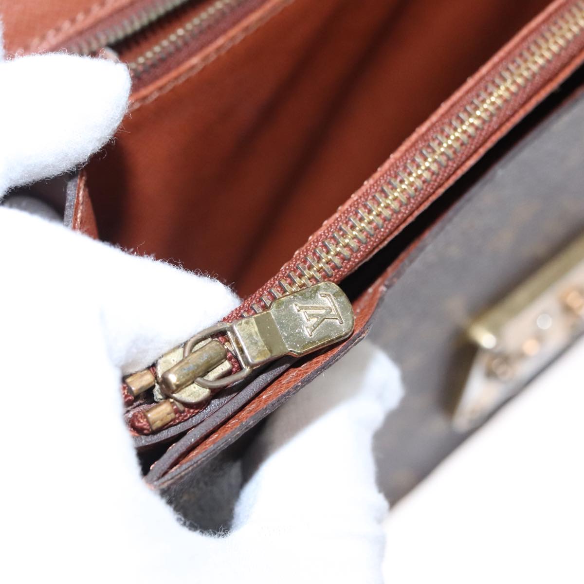 LOUIS VUITTON Monogram Concorde Hand Bag M51190 LV 109727