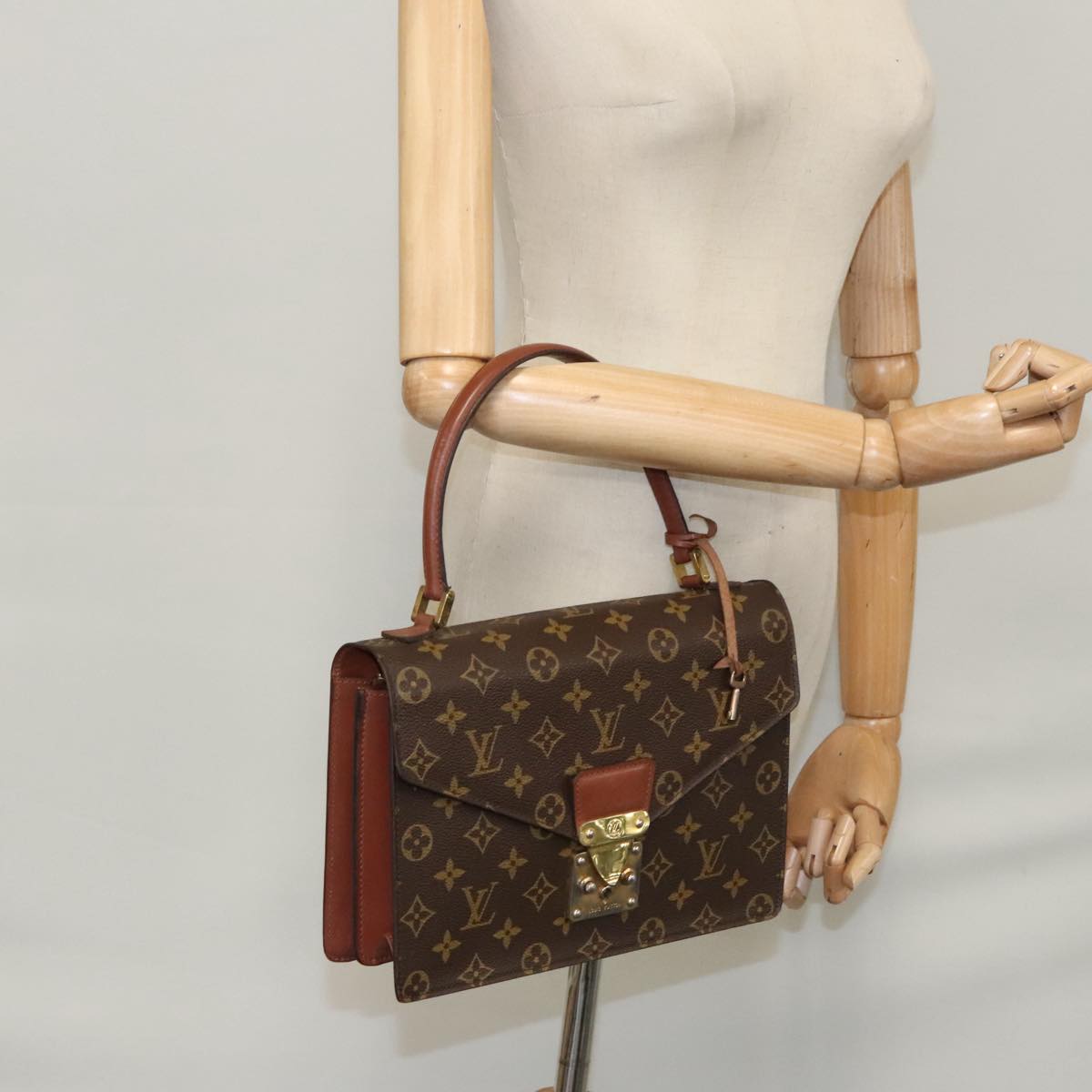LOUIS VUITTON Monogram Concorde Hand Bag M51190 LV 109727