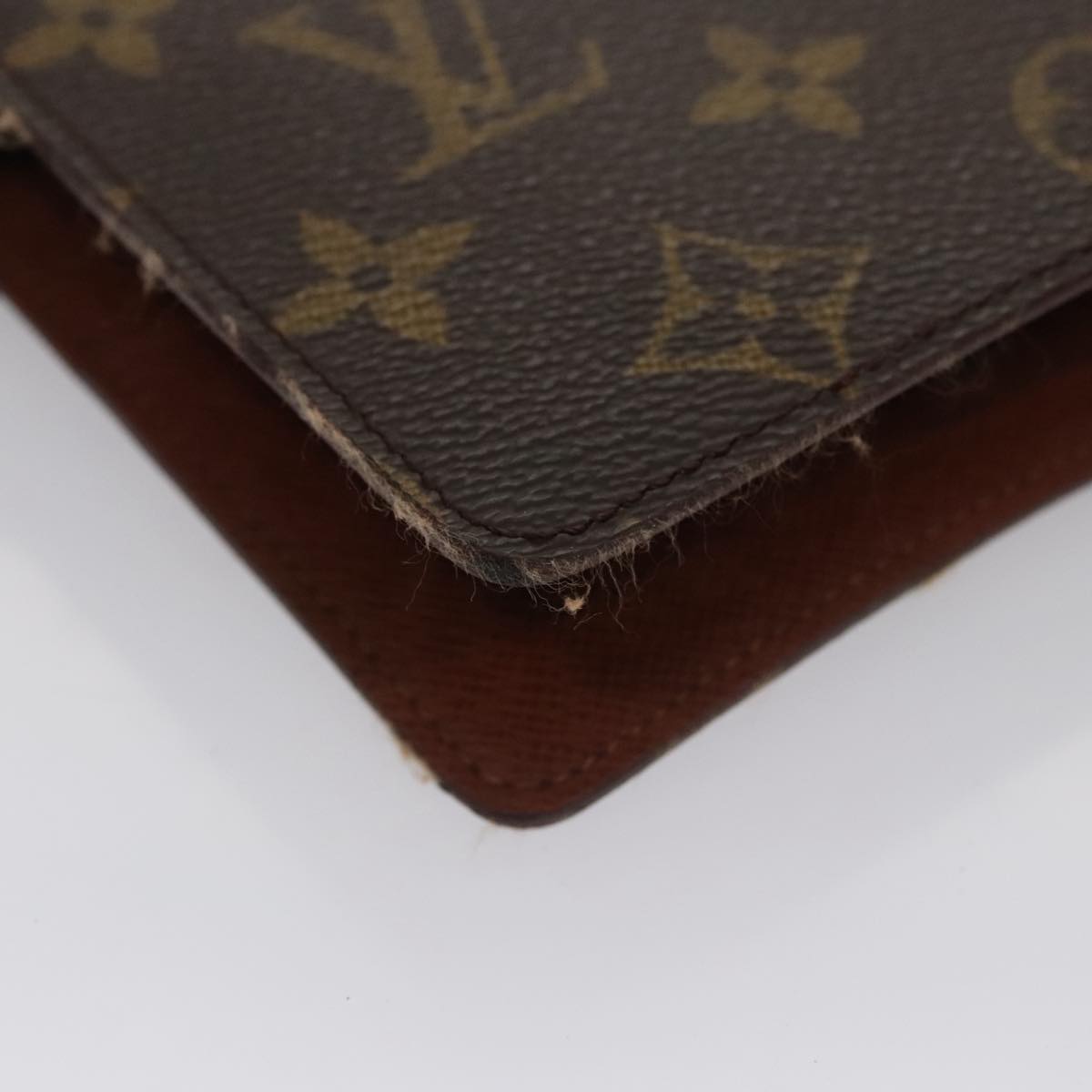 LOUIS VUITTON Monogram Agenda MM Day Planner Cover R20105 LV 109746