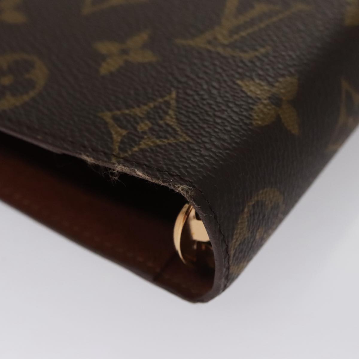 LOUIS VUITTON Monogram Agenda MM Day Planner Cover R20105 LV 109746