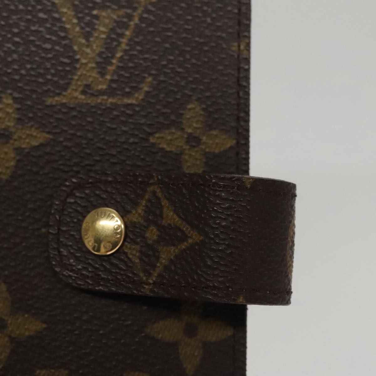 LOUIS VUITTON Monogram Agenda MM Day Planner Cover R20105 LV 109746