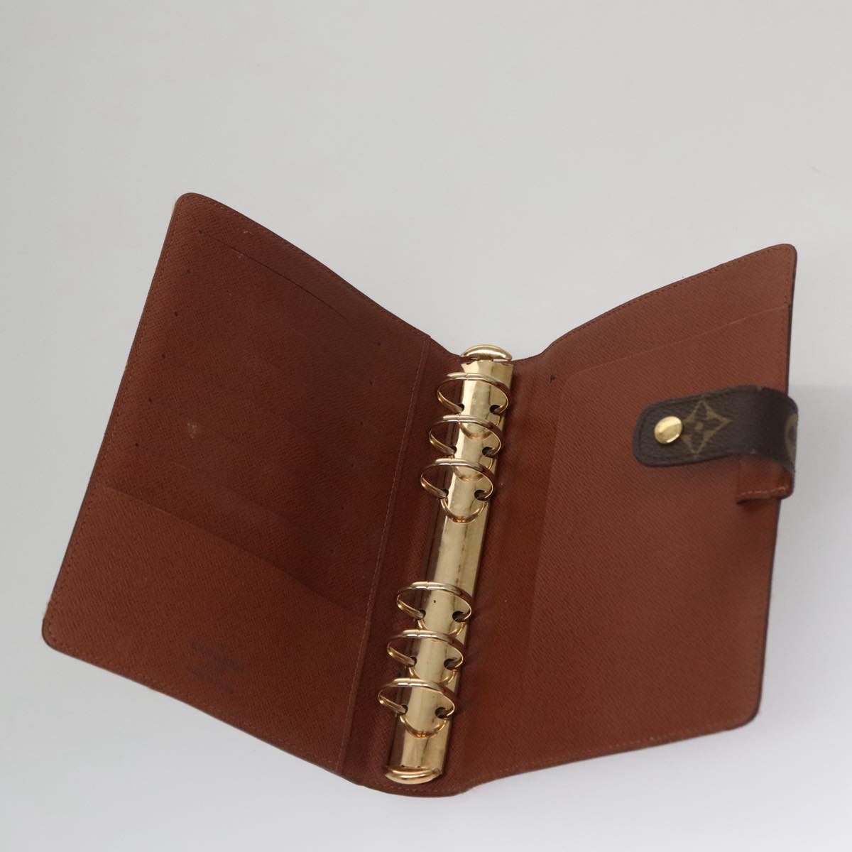 LOUIS VUITTON Monogram Agenda MM Day Planner Cover R20105 LV 109746