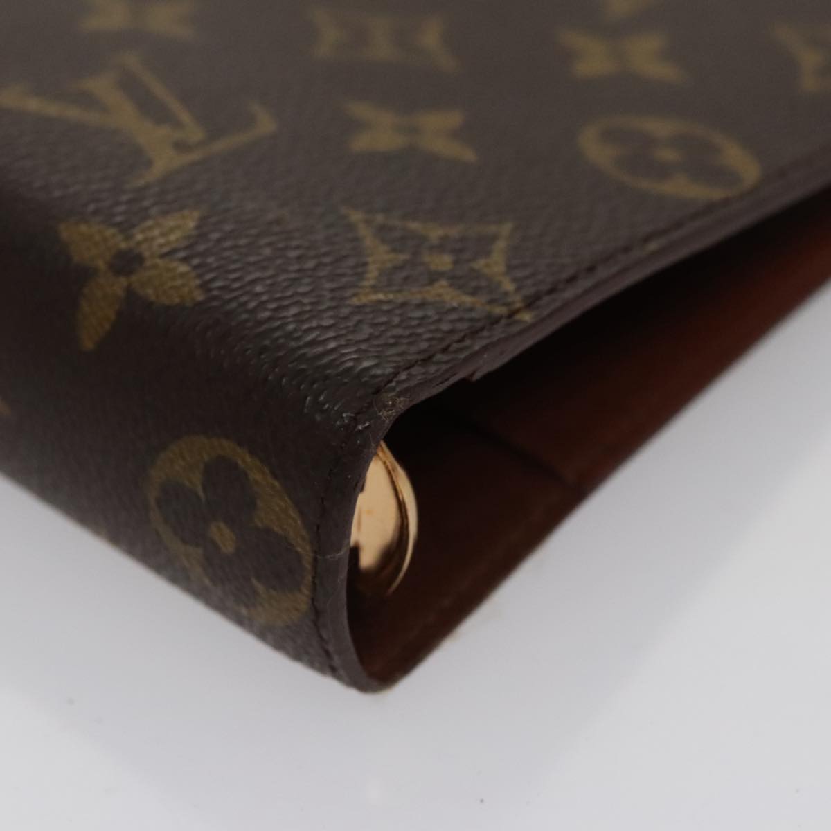 LOUIS VUITTON Monogram Agenda MM Day Planner Cover R20105 LV 109746