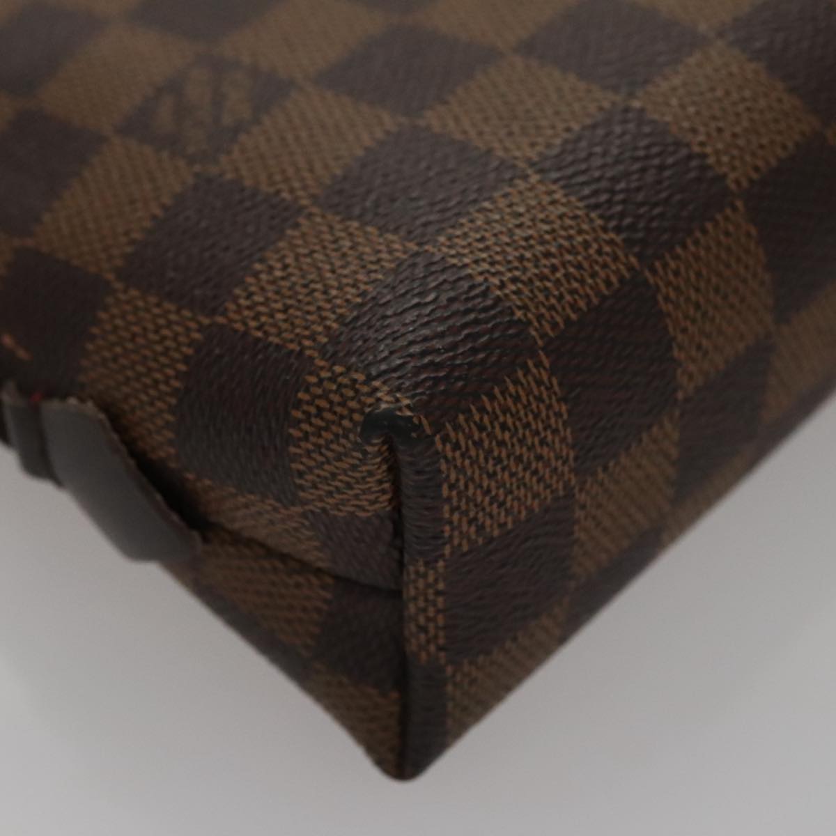 LOUIS VUITTON Damier Ebene Pochette Cosmetic GM Pouch N23345 LV 109751A