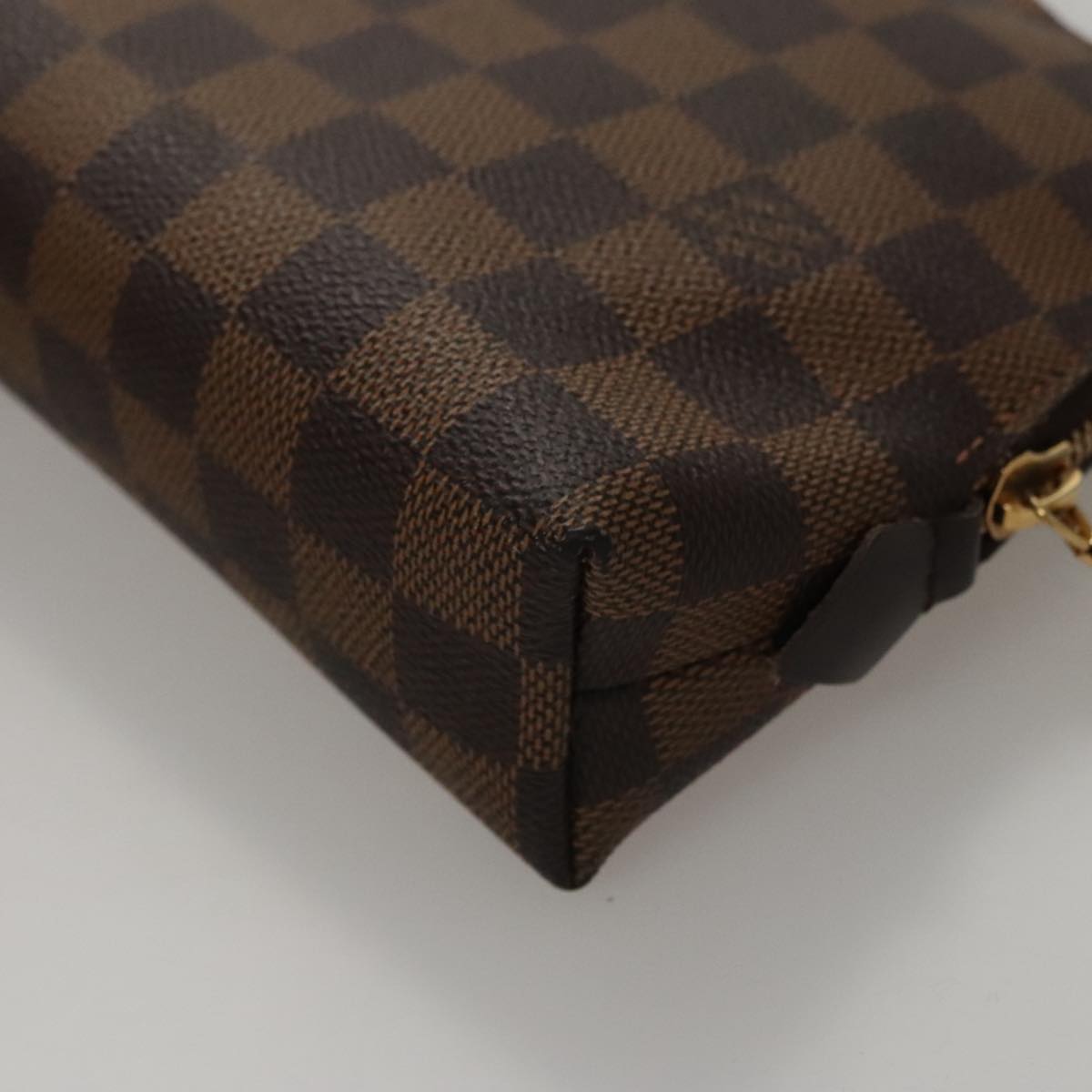 LOUIS VUITTON Damier Ebene Pochette Cosmetic GM Pouch N23345 LV 109751A
