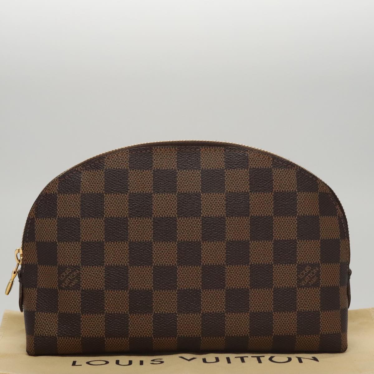 LOUIS VUITTON Damier Ebene Pochette Cosmetic GM Pouch N23345 LV 109751A