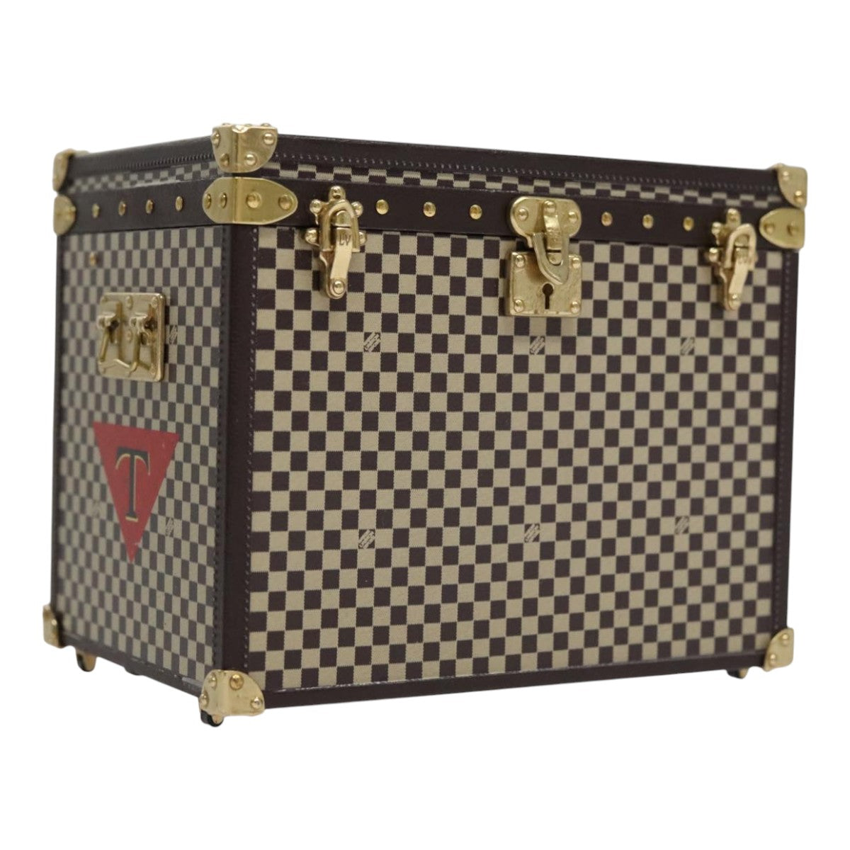 LOUIS VUITTON Damier Marc Chapeau Paper weight Brown LV 109753A