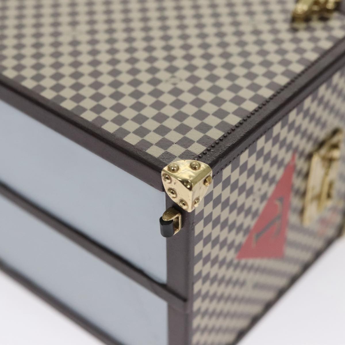 LOUIS VUITTON Damier Marc Chapeau Paper weight Brown LV 109753A