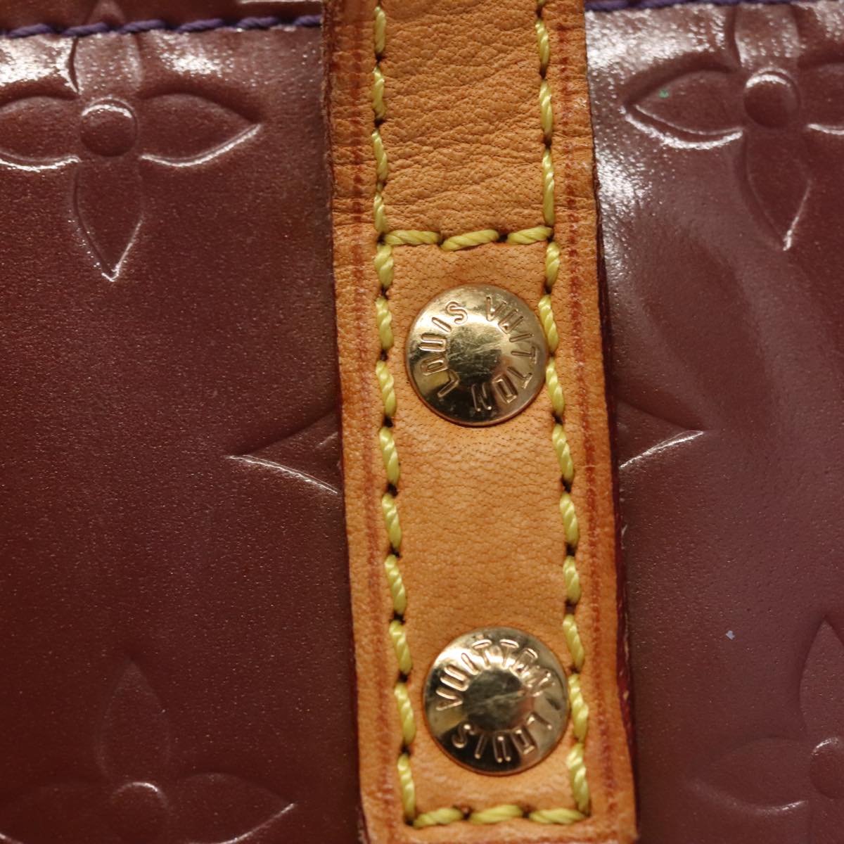 LOUIS VUITTON Monogram Vernis Reade PM Hand Bag Purple Viole M93578 109761