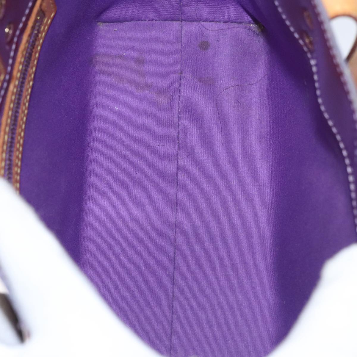 LOUIS VUITTON Monogram Vernis Reade PM Hand Bag Purple Viole M93578 109761