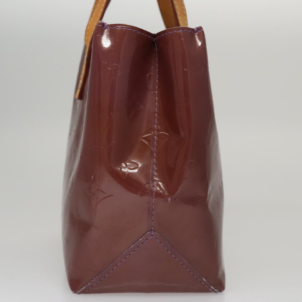 LOUIS VUITTON Monogram Vernis Reade PM Hand Bag Purple Viole M93578 109761
