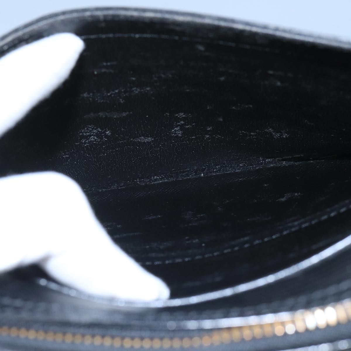 LOUIS VUITTON Epi Jeune Fille MM Shoulder Bag Black M52152 LV 109766