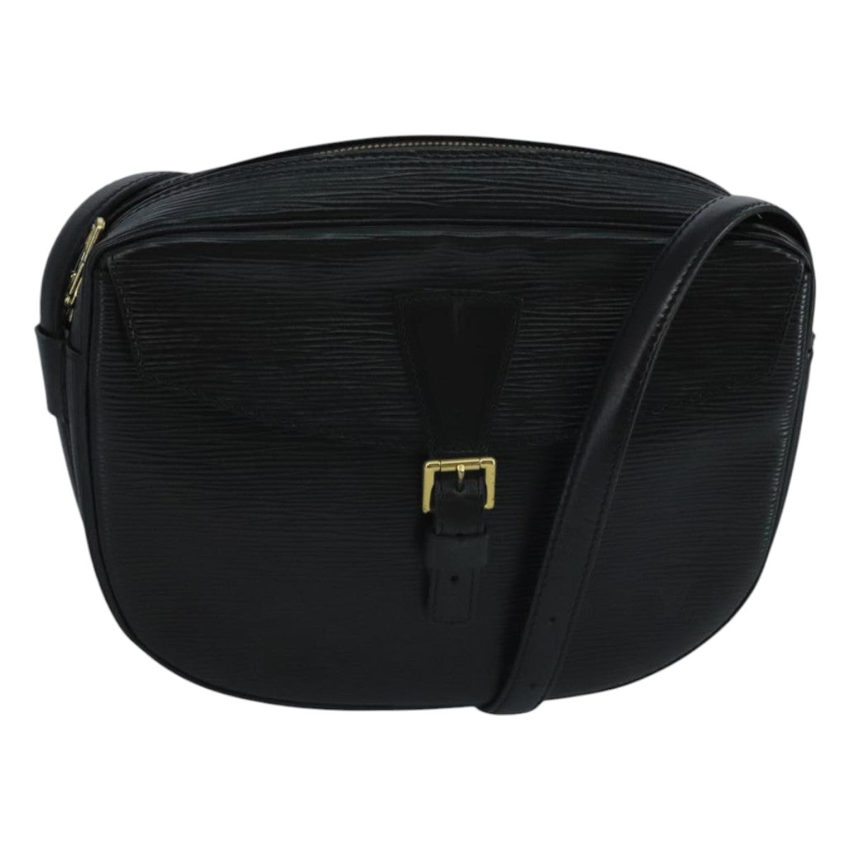 LOUIS VUITTON Epi Jeune Fille MM Shoulder Bag Black M52152 LV 109766