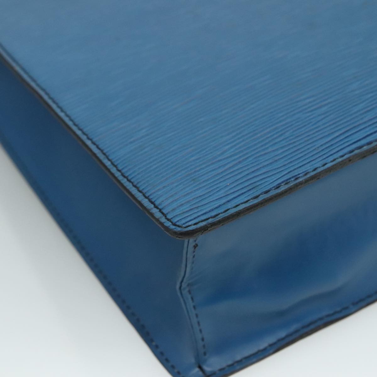 LOUIS VUITTON Epi Sac Plat Hand Bag Blue M52075 LV 109767