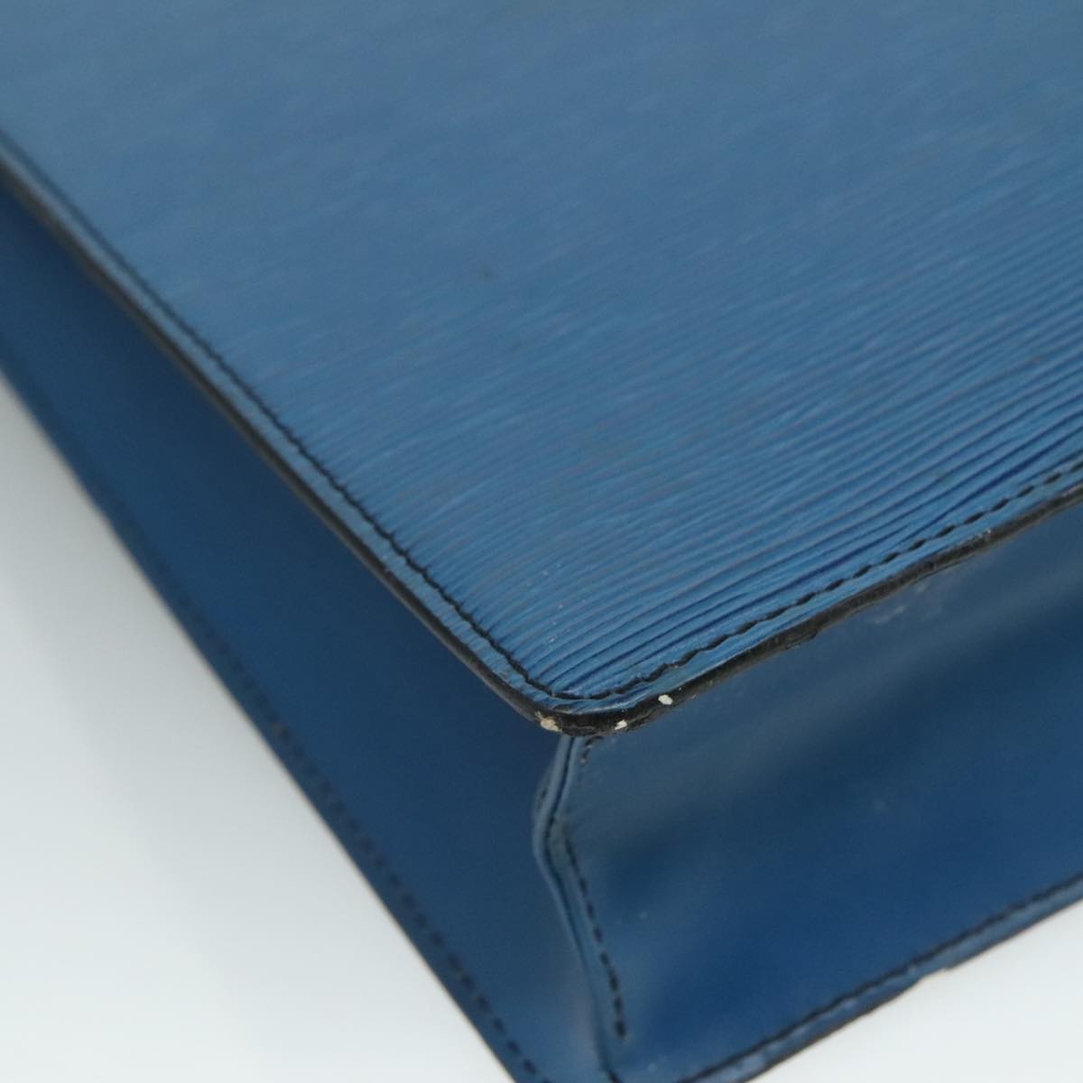 LOUIS VUITTON Epi Sac Plat Hand Bag Blue M52075 LV 109767