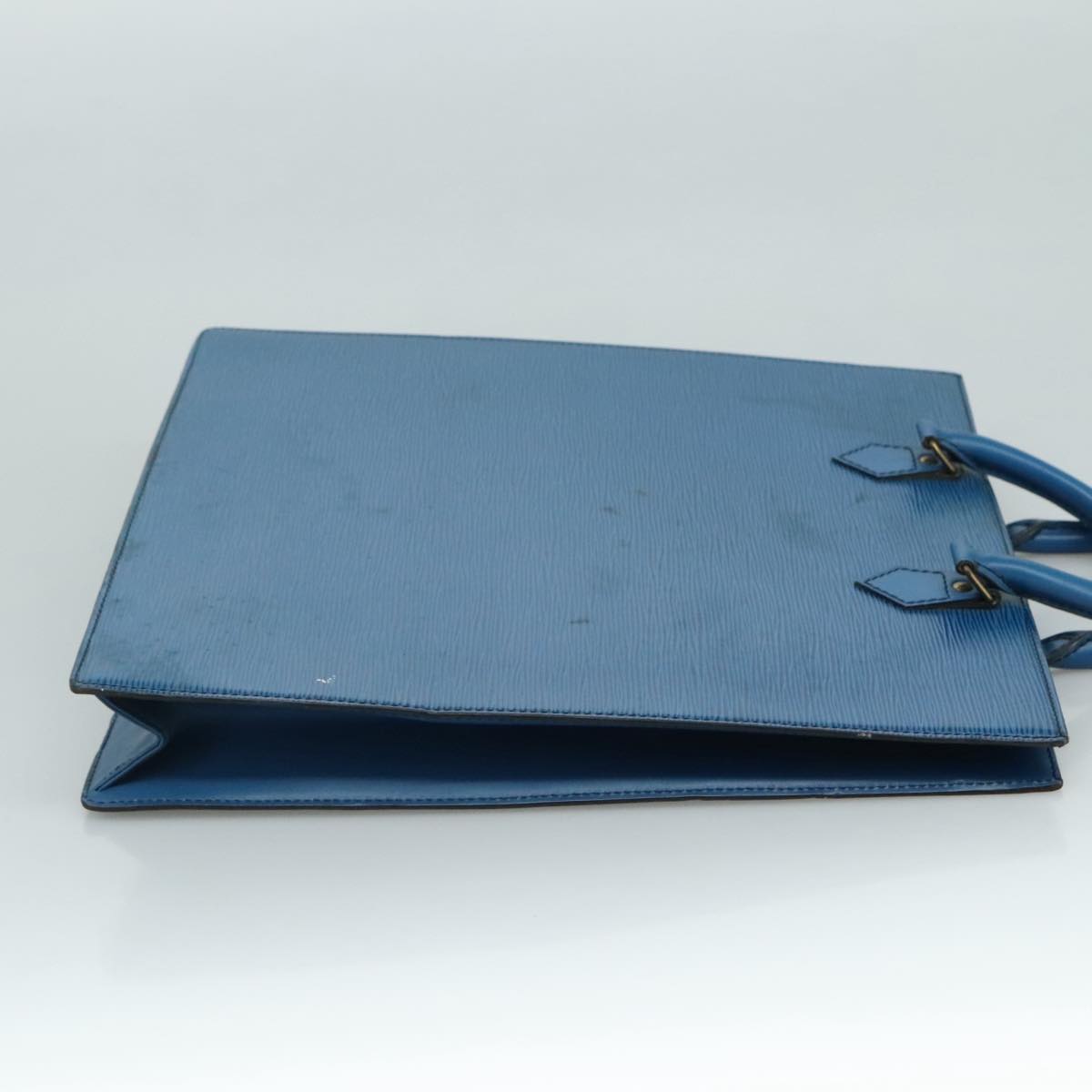 LOUIS VUITTON Epi Sac Plat Hand Bag Blue M52075 LV 109767