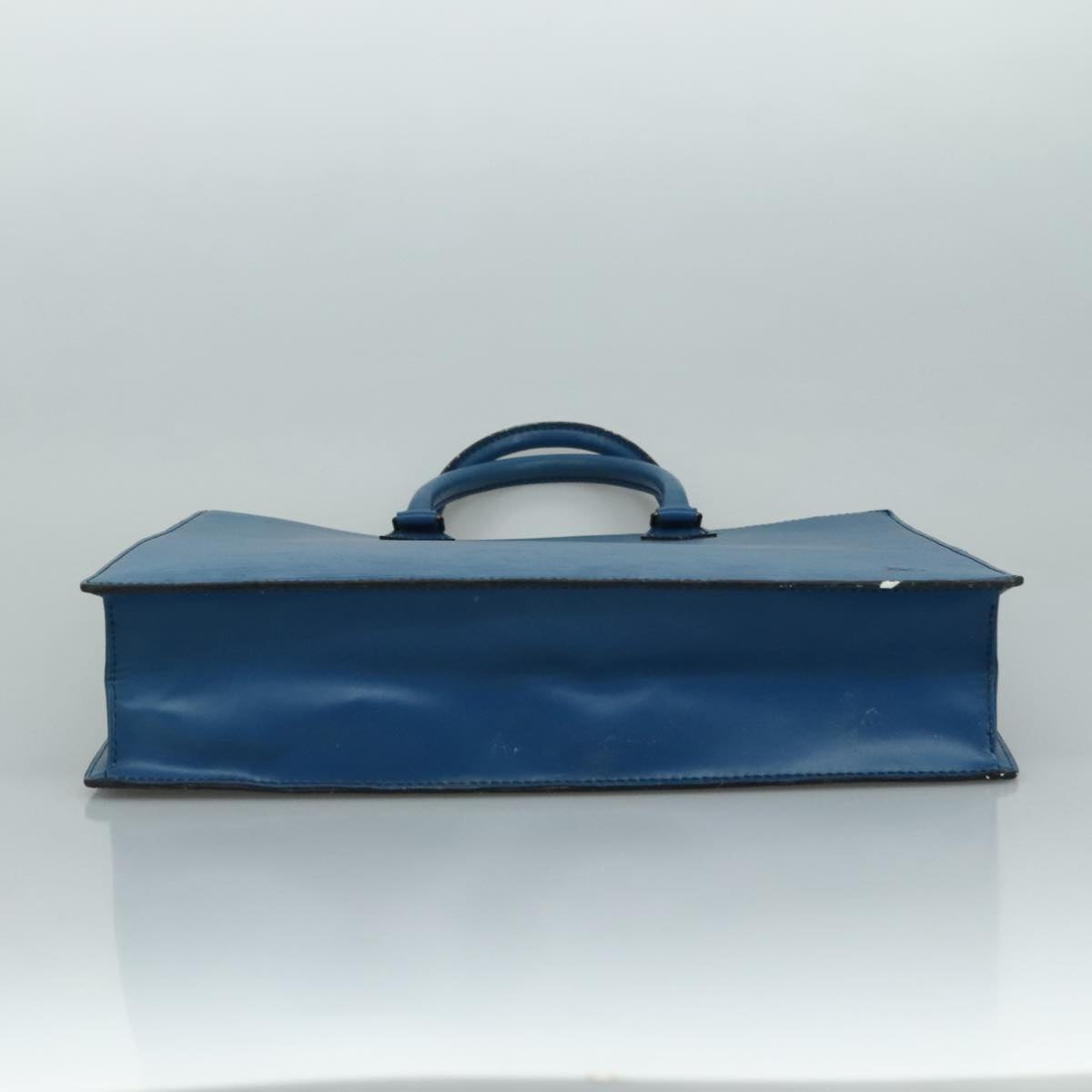 LOUIS VUITTON Epi Sac Plat Hand Bag Blue M52075 LV 109767