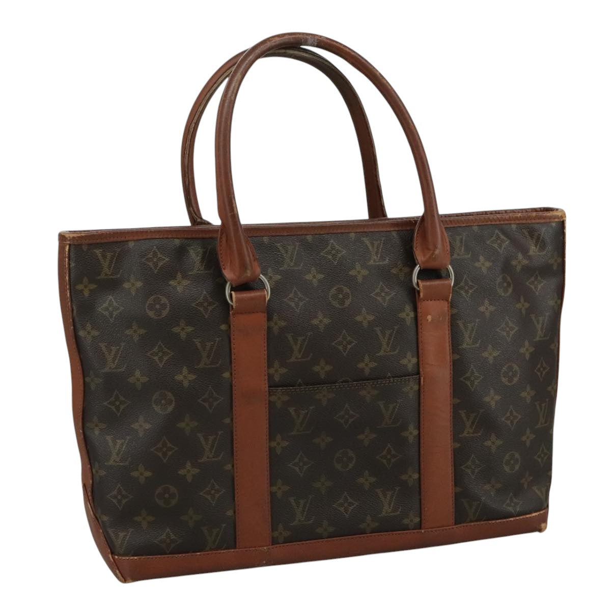 LOUIS VUITTON Monogram Sack Weekend PM Hand Bag M42425 LV 109770