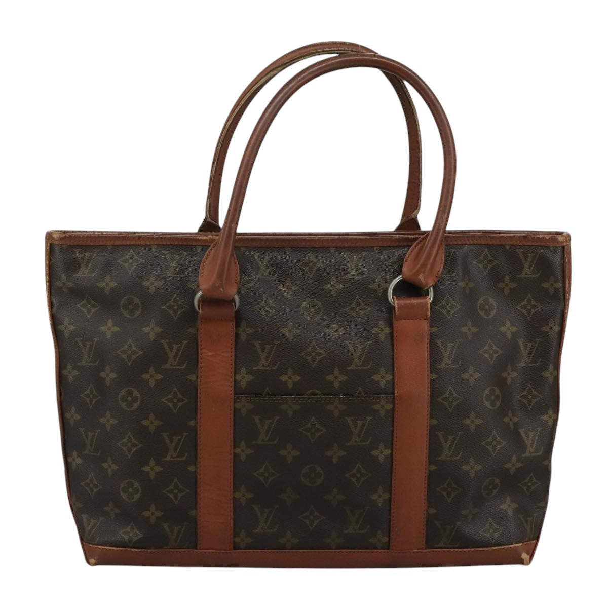 LOUIS VUITTON Monogram Sack Weekend PM Hand Bag M42425 LV 109770