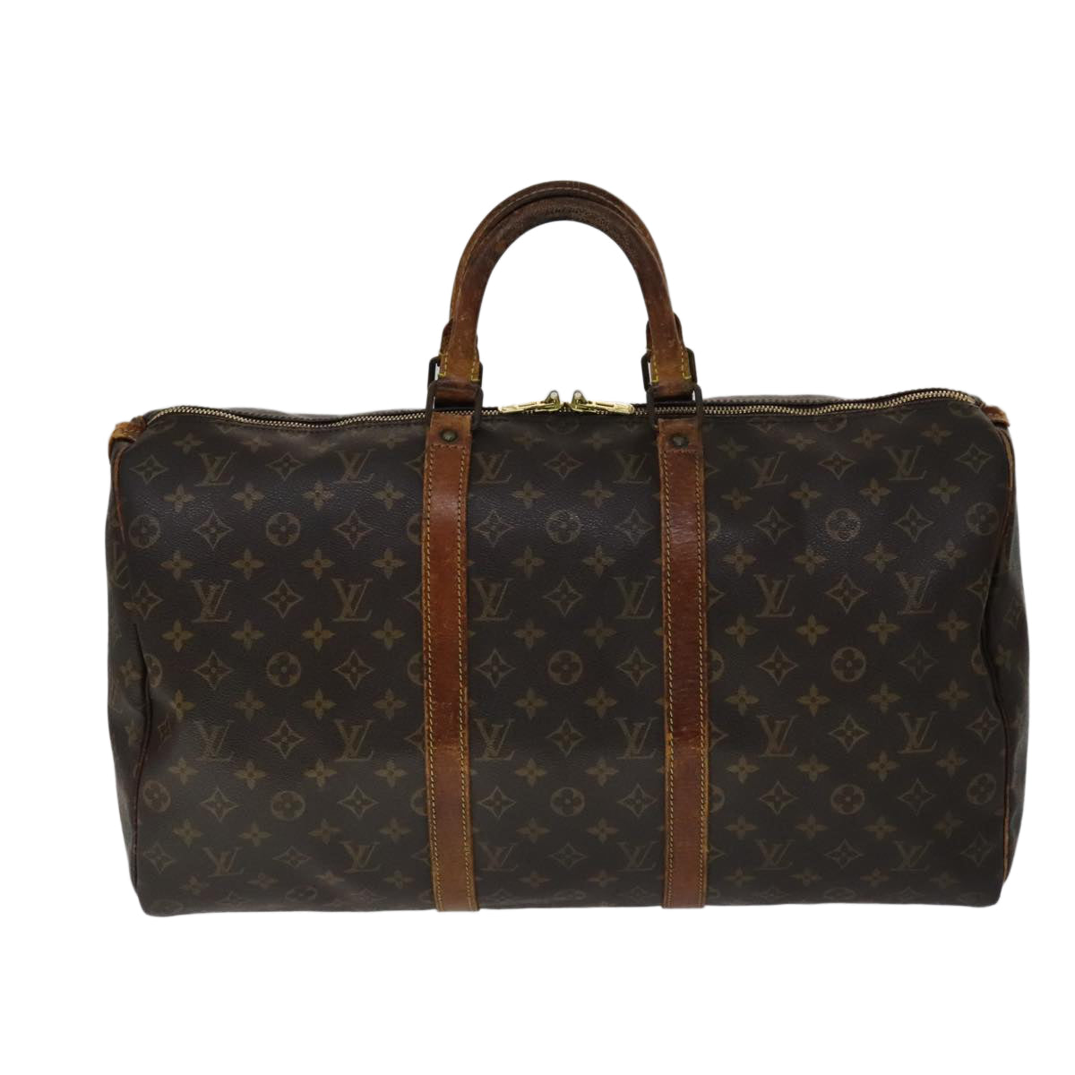LOUIS VUITTON Monogram Keepall 50 Boston Bag M41426 LV 109773
