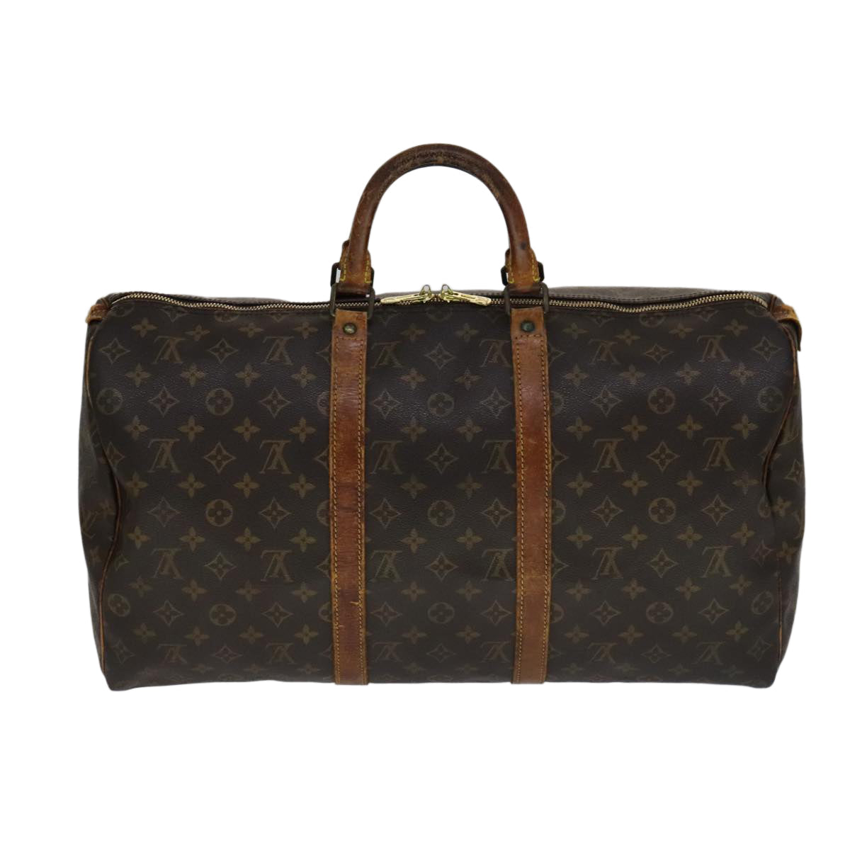 LOUIS VUITTON Monogram Keepall 50 Boston Bag M41426 LV 109773
