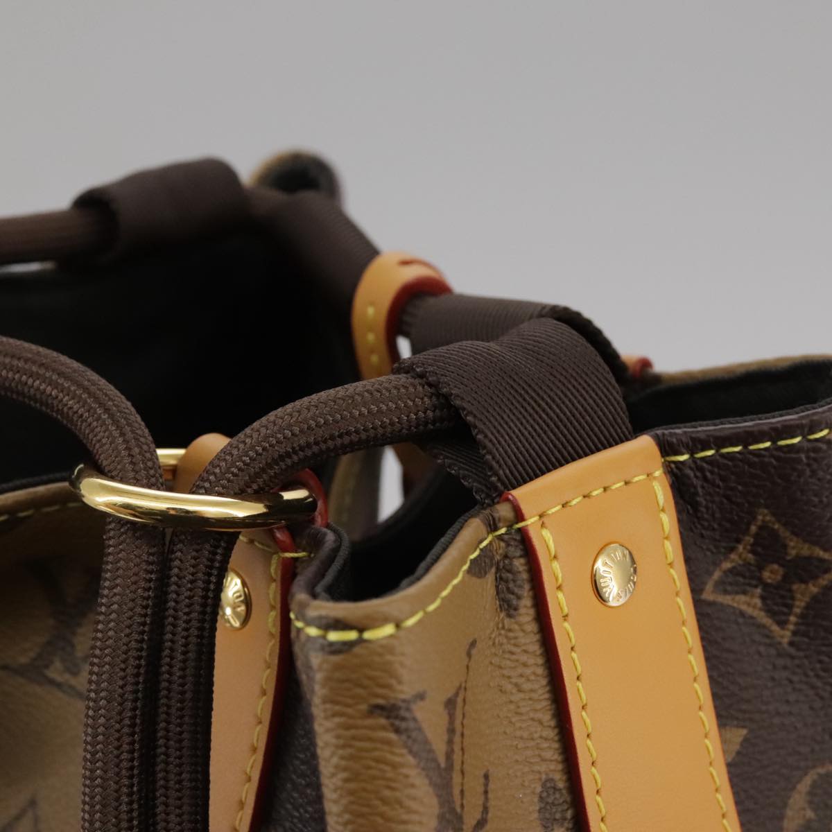 LOUIS VUITTON Monogram Stripe Randonnee messenger Shoulder M45968 109777A