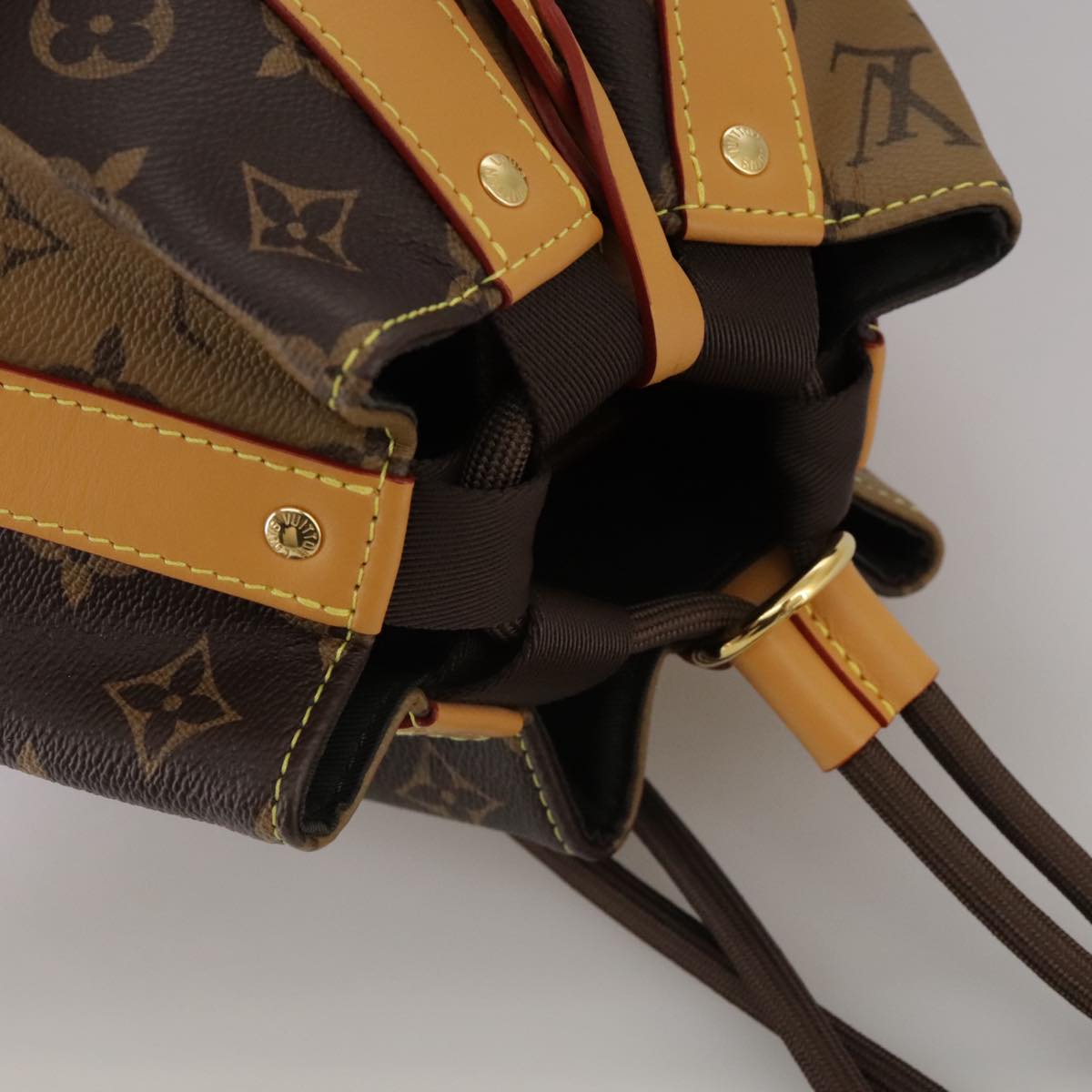 LOUIS VUITTON Monogram Stripe Randonnee messenger Shoulder M45968 109777A