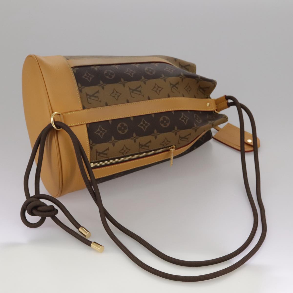 LOUIS VUITTON Monogram Stripe Randonnee messenger Shoulder M45968 109777A