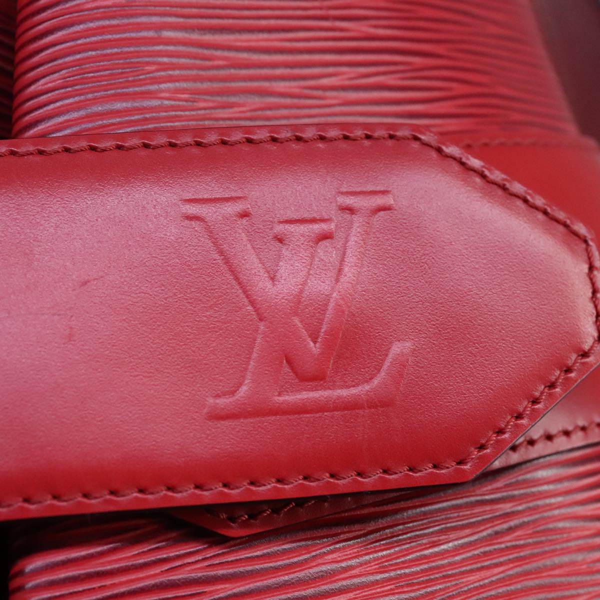 LOUIS VUITTON Epi Sac De Paul GM Shoulder Bag Red M80197 LV 109829