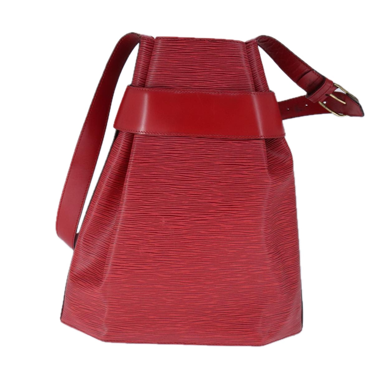 LOUIS VUITTON Epi Sac De Paul GM Shoulder Bag Red M80197 LV 109829
