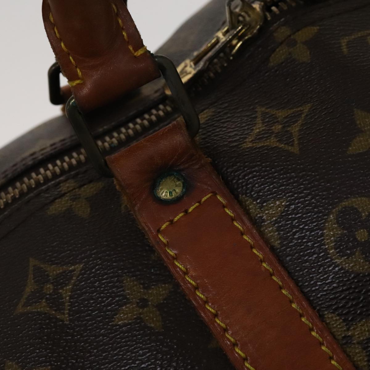 LOUIS VUITTON Monogram Keepall 60 Boston Bag M41422 LV 109835