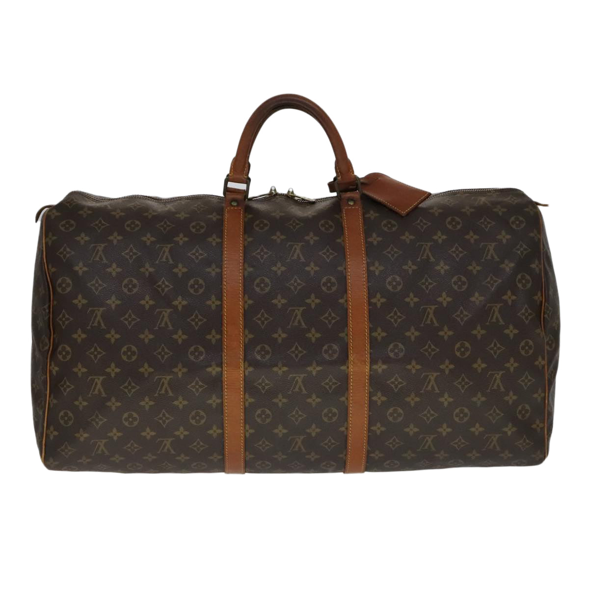 LOUIS VUITTON Monogram Keepall 60 Boston Bag M41422 LV 109835