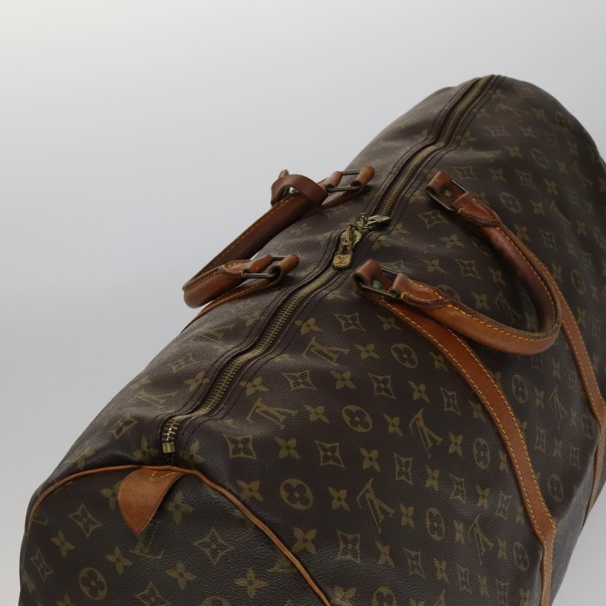 LOUIS VUITTON Monogram Keepall 60 Boston Bag M41422 LV 109835