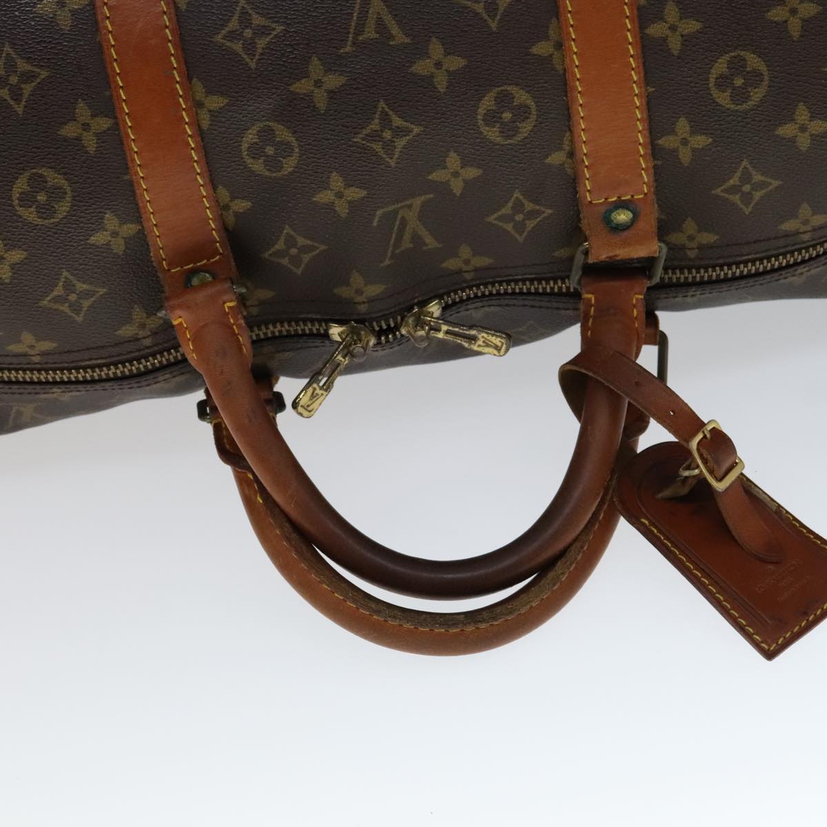 LOUIS VUITTON Monogram Keepall 60 Boston Bag M41422 LV 109835