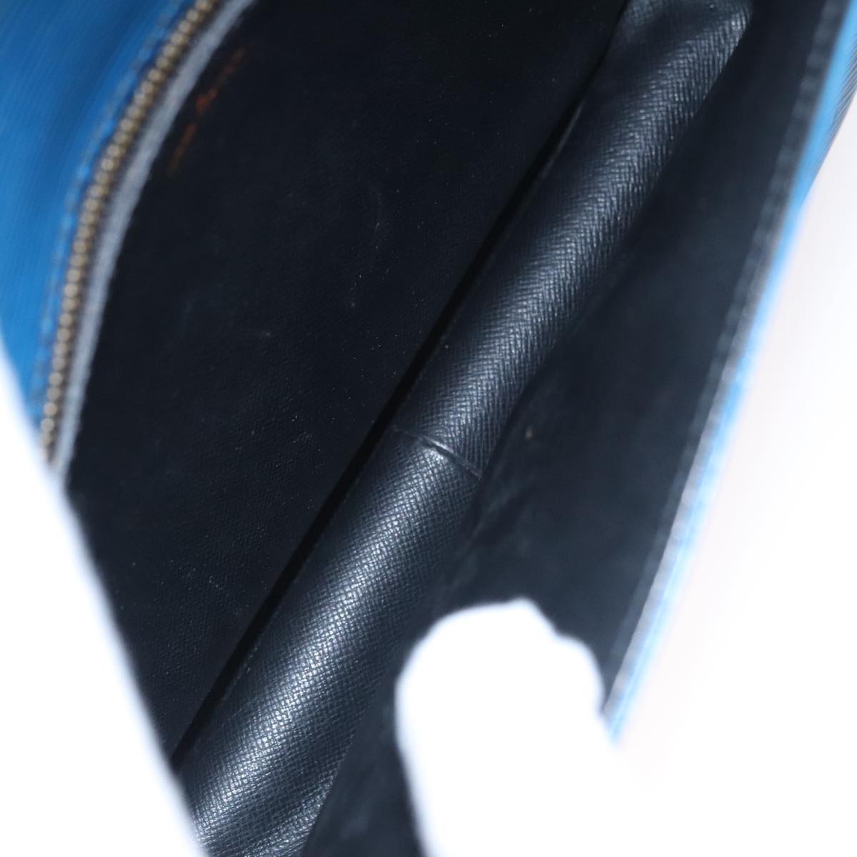 LOUIS VUITTON Epi Saint Cloud GM Shoulder Bag Toledo Blue M52195 LV 109847